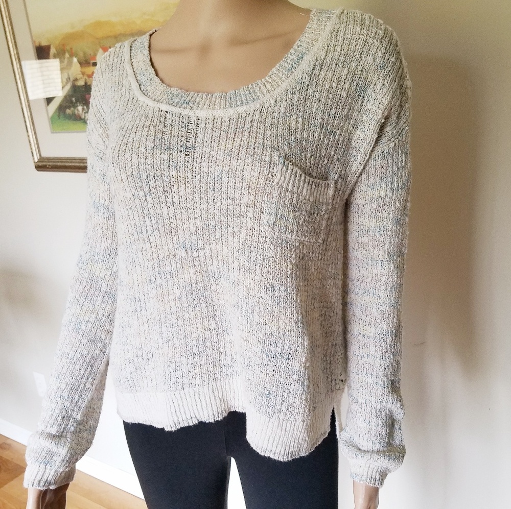 🍁SOLD🍁Free People Lace Back Sweater - Picture 2 of 5